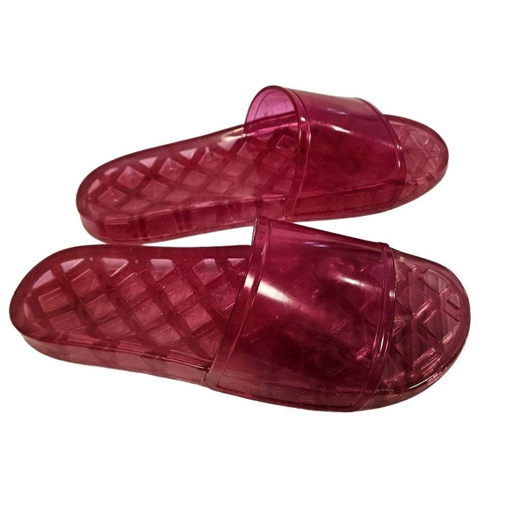 ALDO Hot Pink Jelly Slipons  sz 10